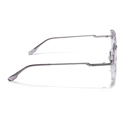 Voyage Light Purple & Clear Square Eyeglasses for Men & Women (TR83061MG5842-C4)