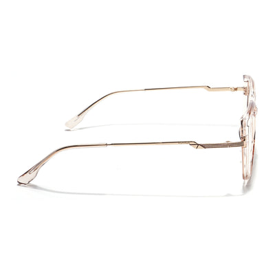 Voyage Light Golden Square Eyeglasses for Men & Women (TR83061MG5843-C5)