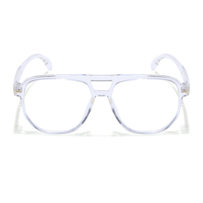 Voyage Maverick Transparent Wayfarer Eyeglasses for Men & Women (TR85207MG4715-C5)
