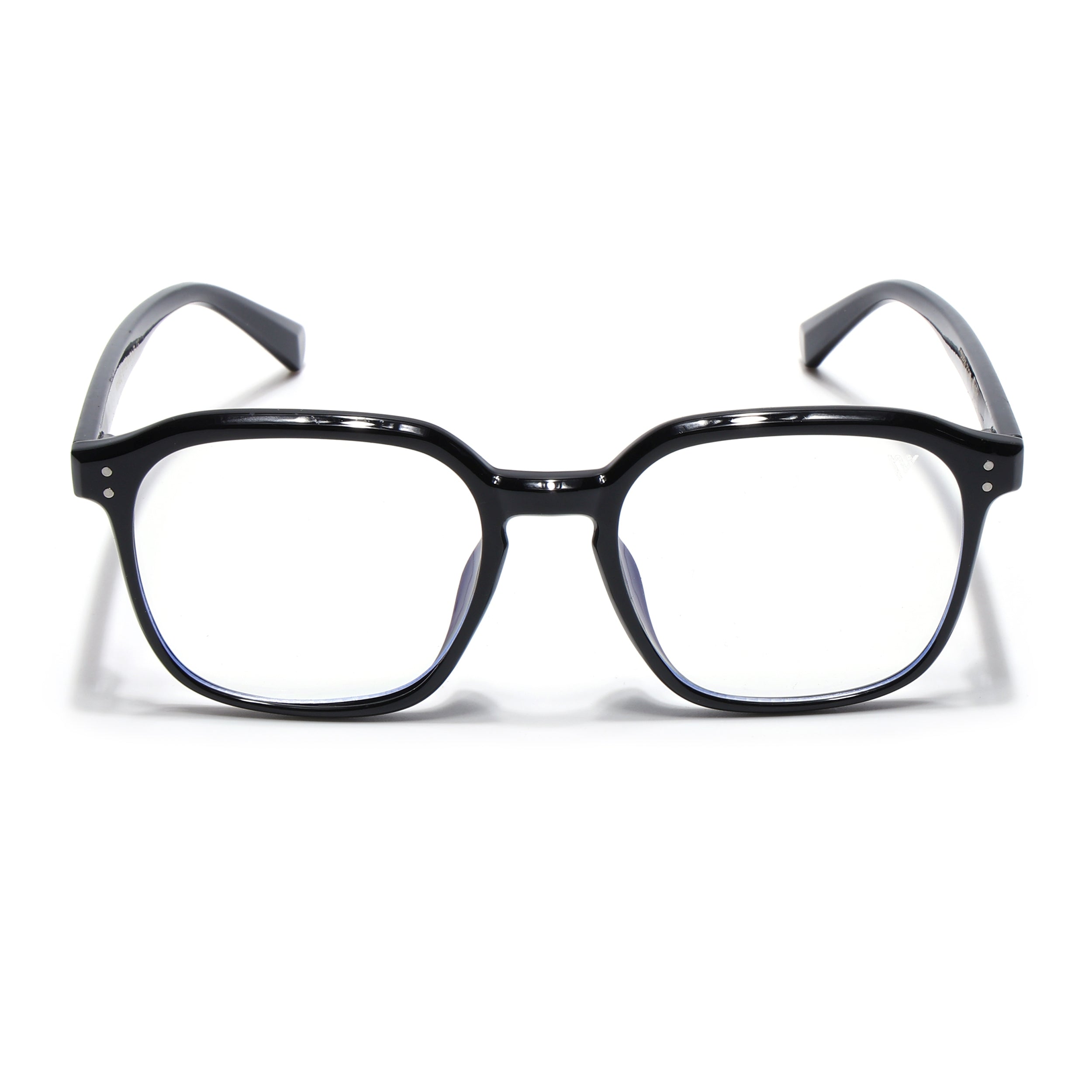 Voyage Air Shine Black Square Eyeglasses for Men & Women (TR8588MG4866-C1)