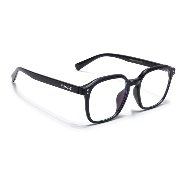 Voyage Air Matt Black Square Eyeglasses for Men & Women (TR8588MG4867-C2)