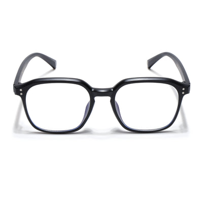 Voyage Air Matt Black Square Eyeglasses for Men & Women (TR8588MG4867-C2)