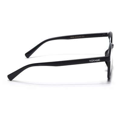 Voyage Air Matt Black Square Eyeglasses for Men & Women (TR8588MG4867-C2)