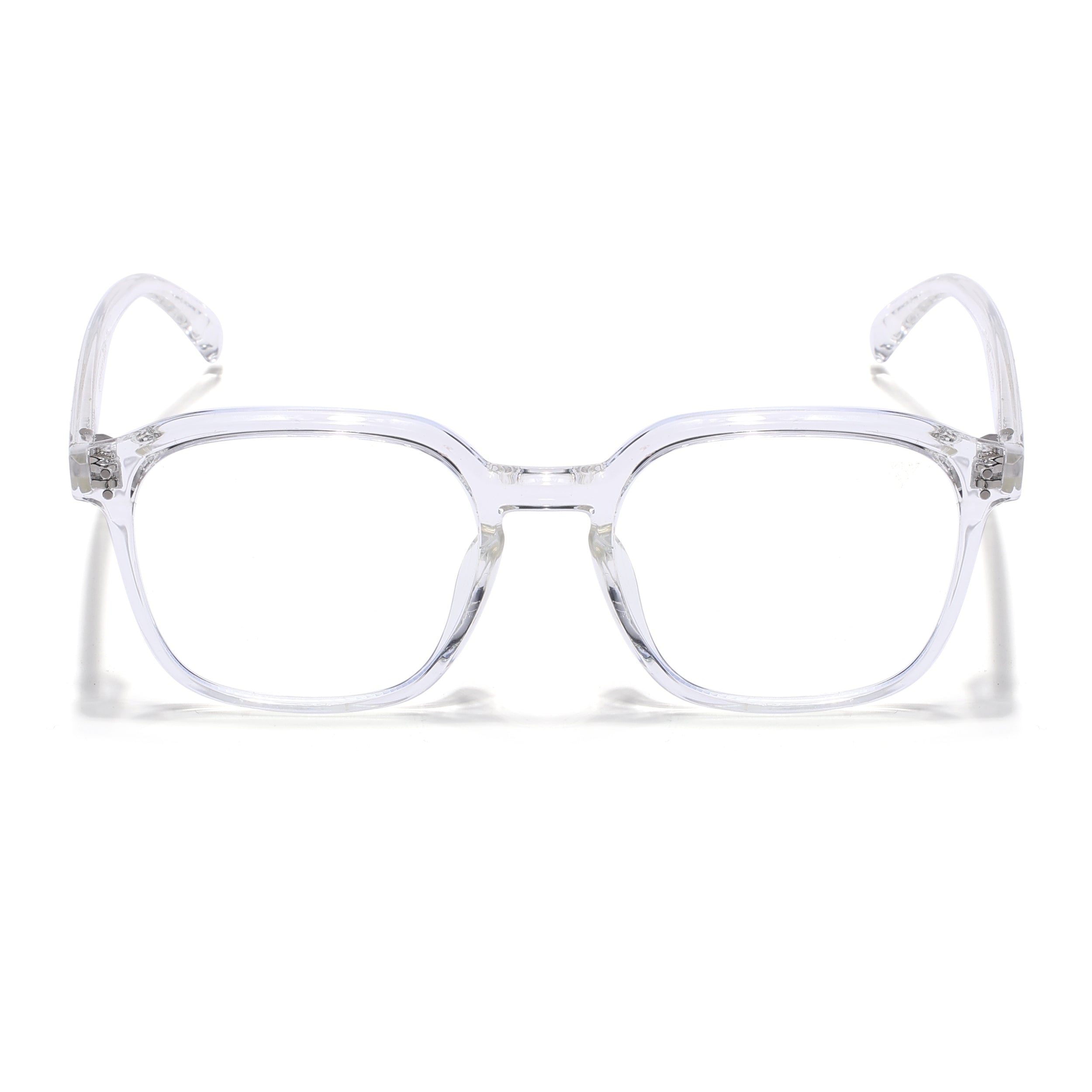 Voyage Air Transparent Square Eyeglasses for Men & Women (TR8588MG4869-C4)
