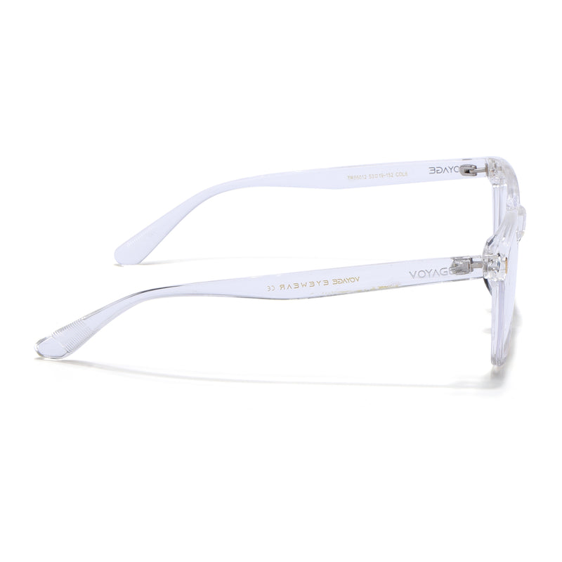 Voyage Air Transparent Square Eyeglasses for Men & Women (TR86012MG4845-C3)