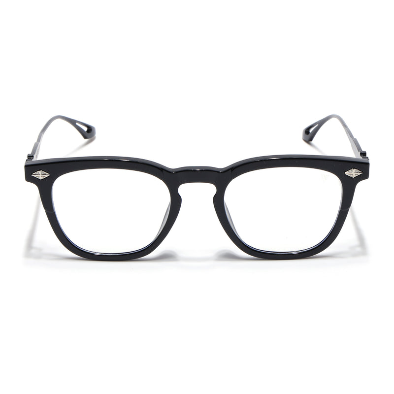 Voyage Black Wayfarer Eyeglasses for Men & Women (TR90646MG4395-C1)