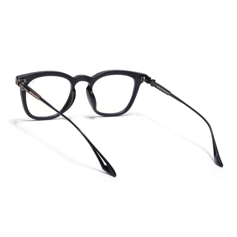 Voyage Matte Black Wayfarer Eyeglasses for Men & Women (TR90646MG4397-C2)