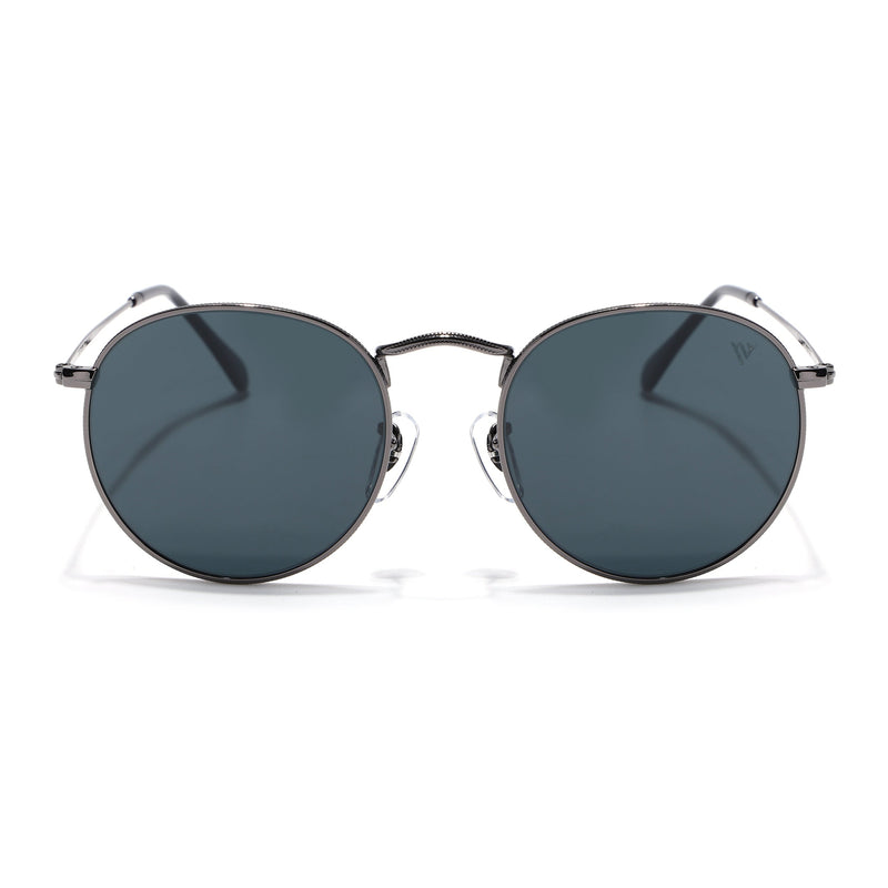 Malana | Black Round Sunglasses | Grey Frame - MG7559