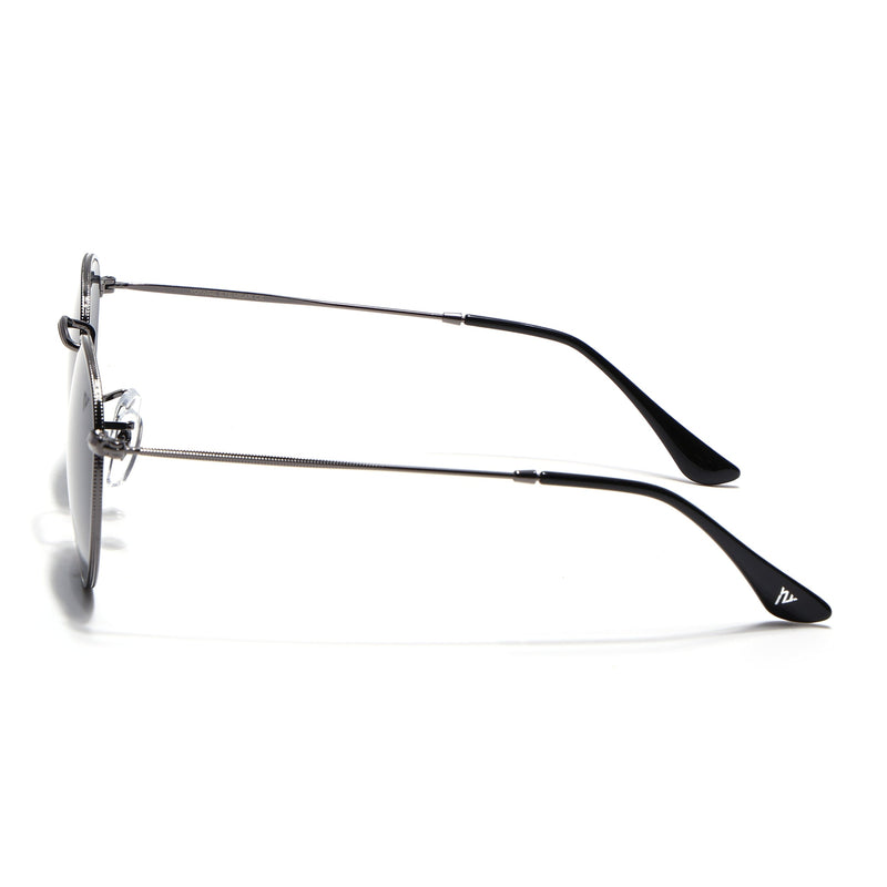 Malana | Black Round Sunglasses | Grey Frame - MG7559