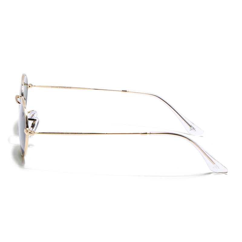 Malana | Olive Oval Sunglasses | Golden Frame - MG7551