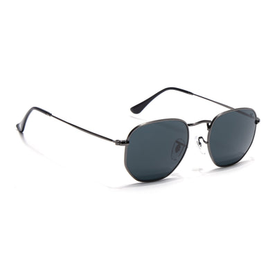 Malana | Black Round Sunglasses | Grey Frame - MG7571