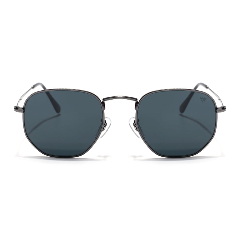 Malana | Black Round Sunglasses | Grey Frame - MG7571