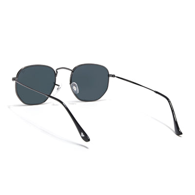 Malana | Black Round Sunglasses | Grey Frame - MG7571