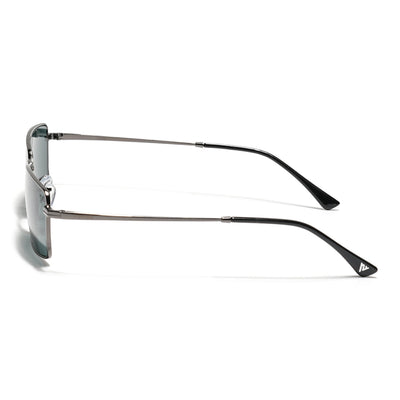 Malana | Black Rectangle Sunglasses | Grey Frame - MG7738