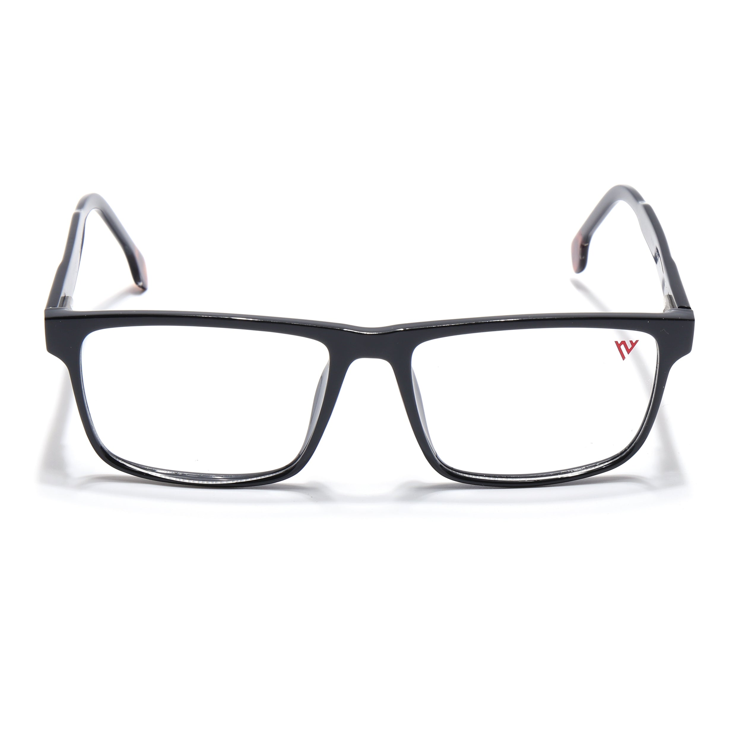 Voyage Shine Black Square Eyeglasses for Men & Women (V42001MG4765-C1)