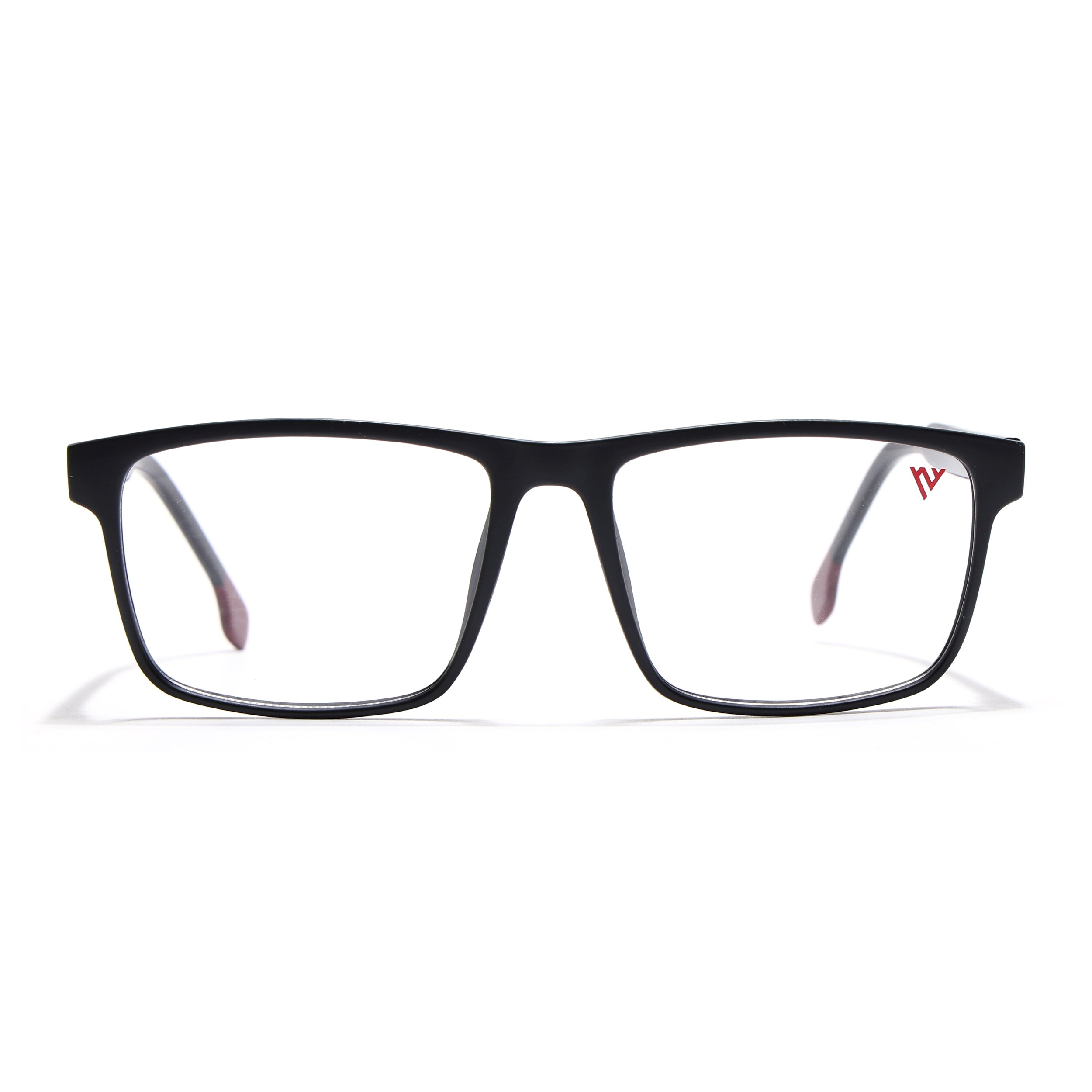 Voyage Matt Black Square Eyeglasses for Men & Women (V42001MG4766-C2)