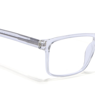 Voyage Transparent & Black Square Eyeglasses for Men & Women (V42001MG4767-C3)