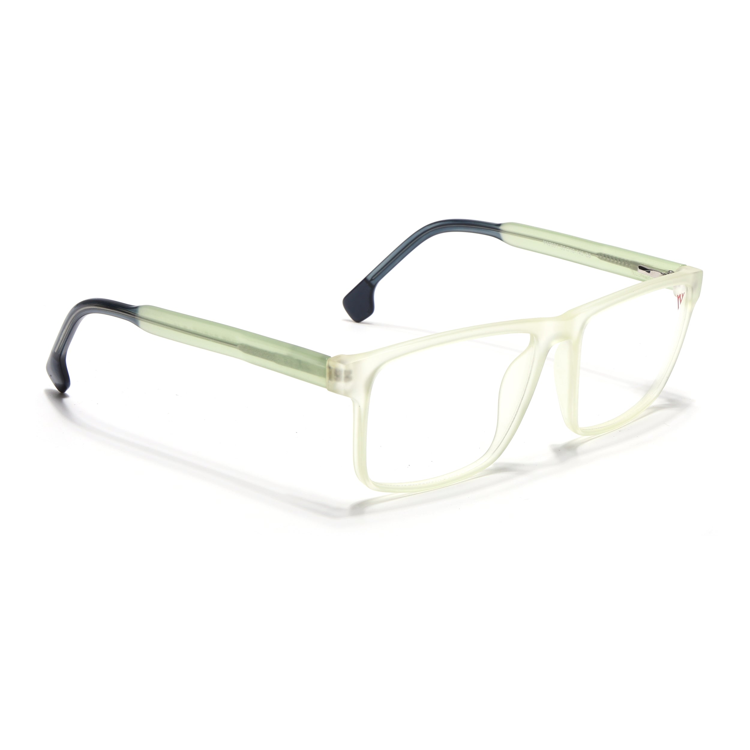 Voyage Transparent Yellow Square Eyeglasses for Men & Women (V42001MG4768-C4)