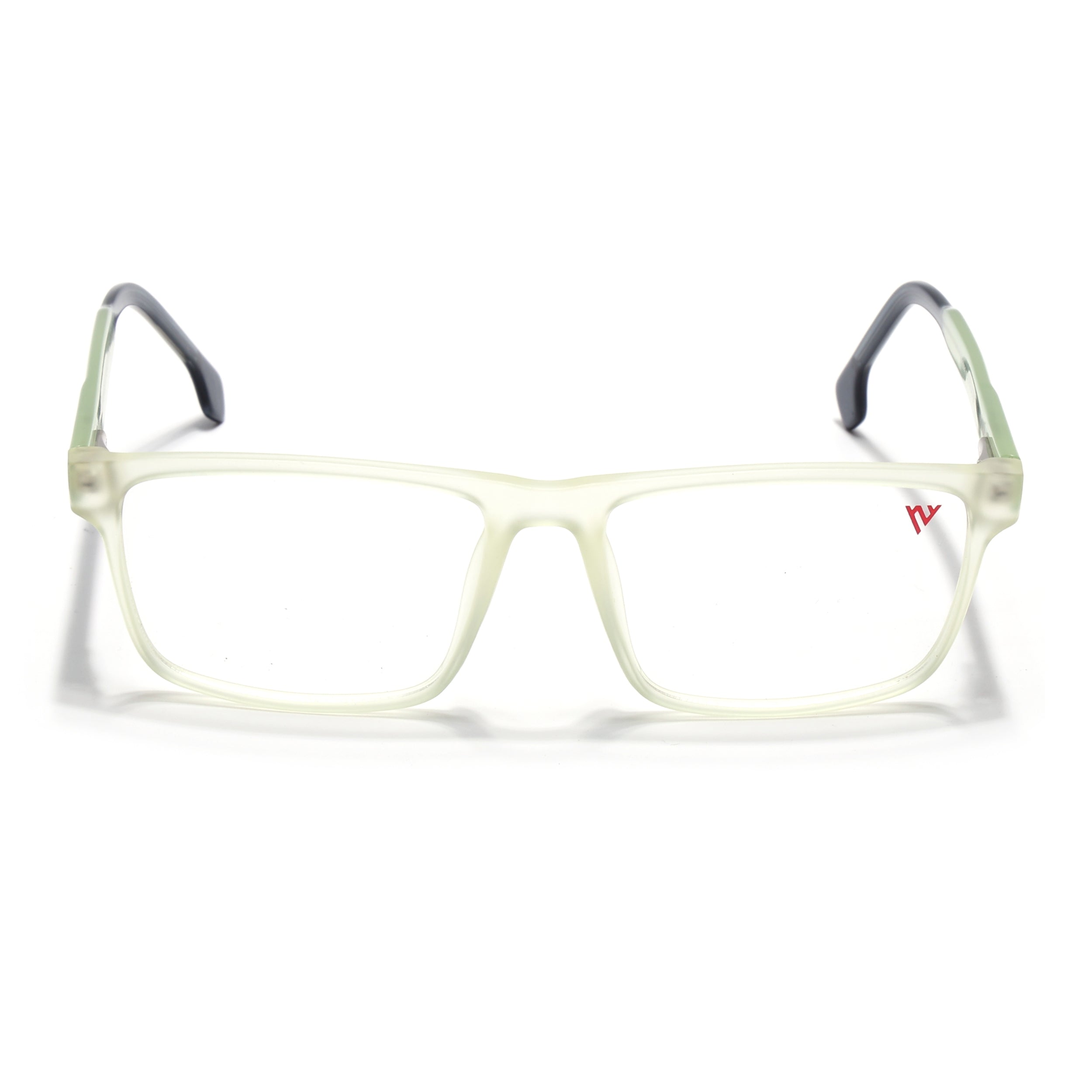 Voyage Transparent Yellow Square Eyeglasses for Men & Women (V42001MG4768-C4)