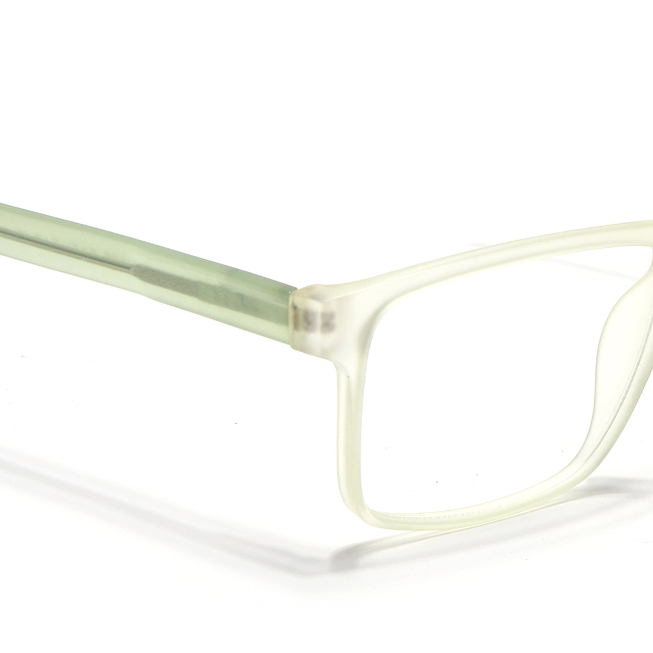 Voyage Transparent Yellow Square Eyeglasses for Men & Women (V42001MG4768-C4)