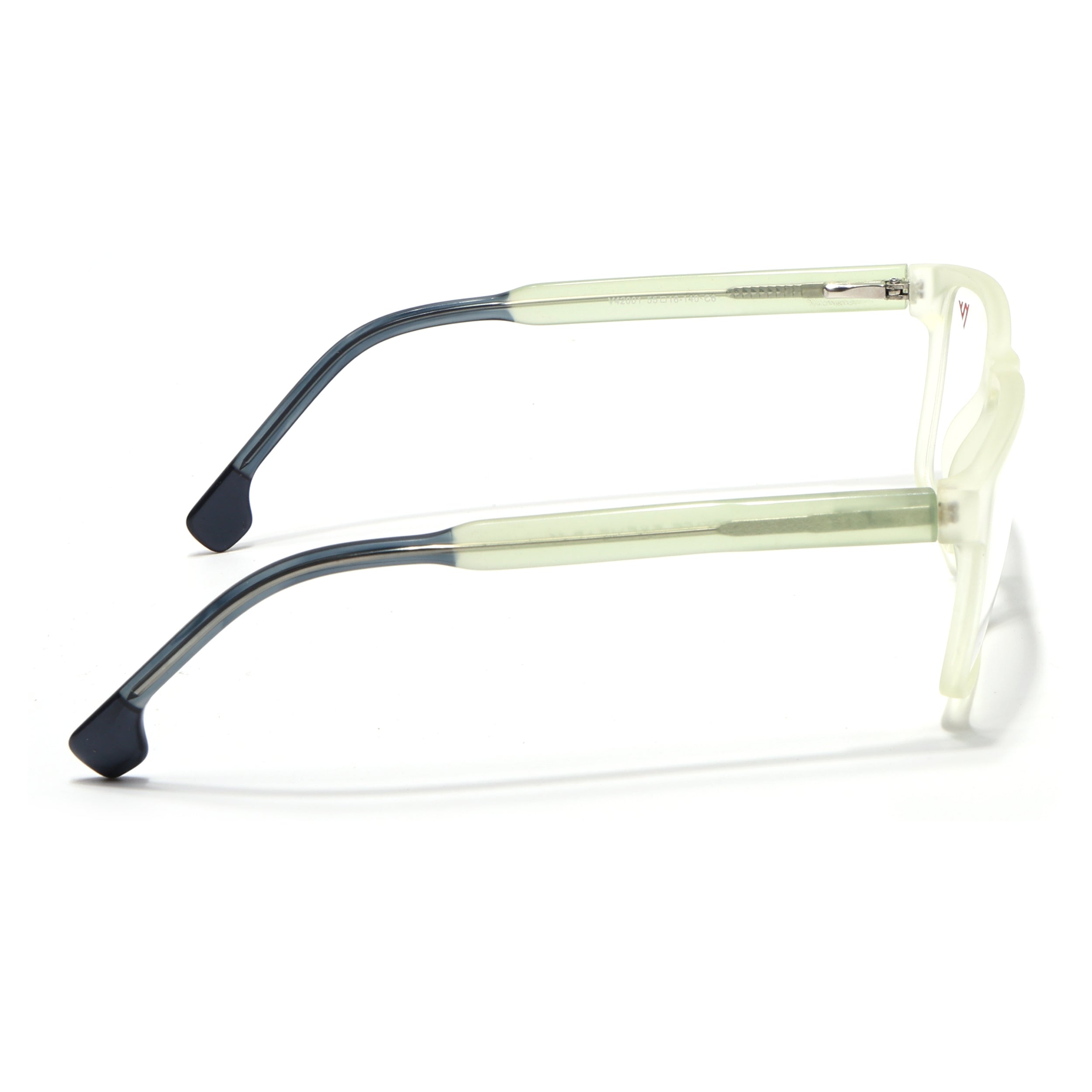 Voyage Transparent Yellow Square Eyeglasses for Men & Women (V42001MG4768-C4)
