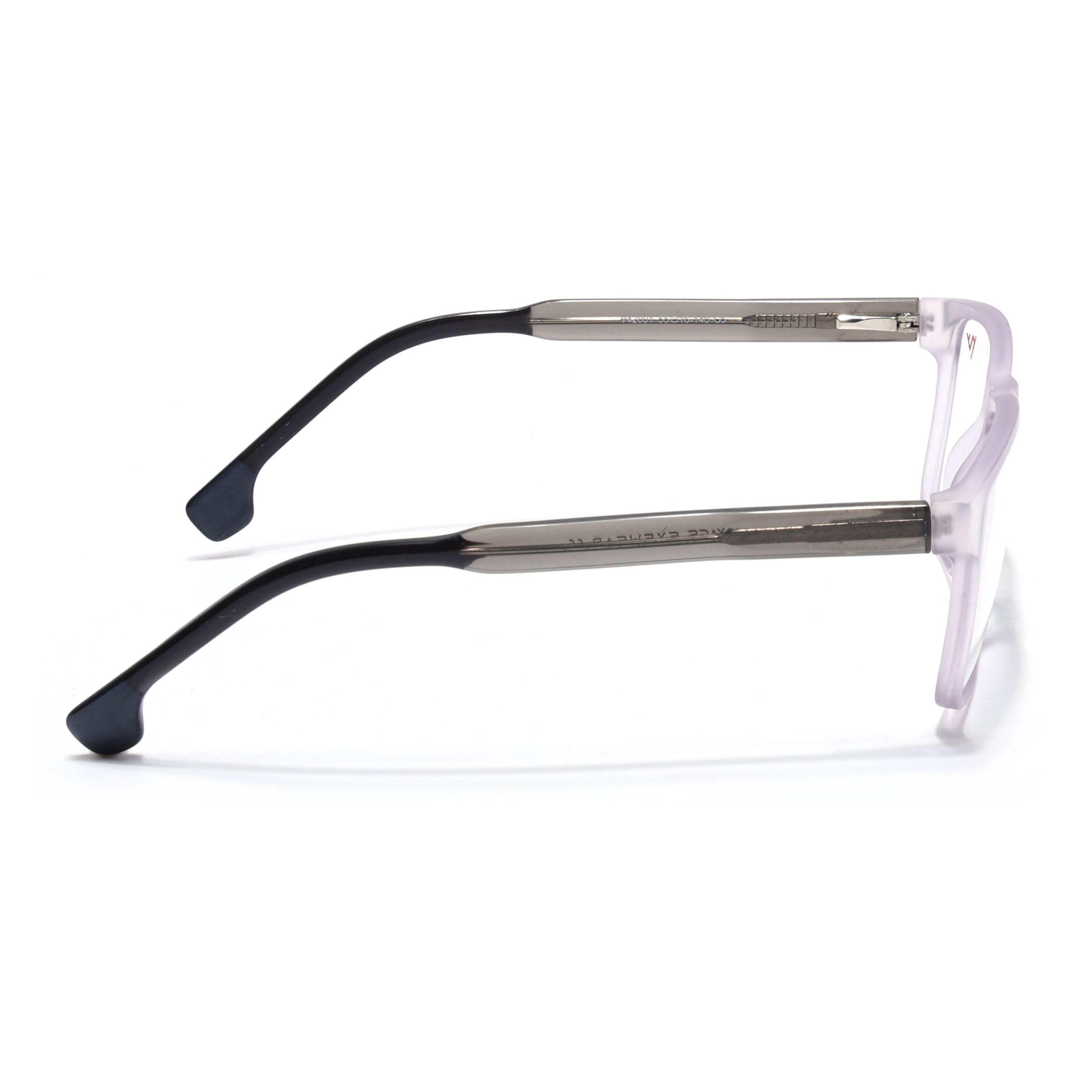 Voyage Transparent Purple Square Eyeglasses for Men & Women (V42001MG4770-C6)