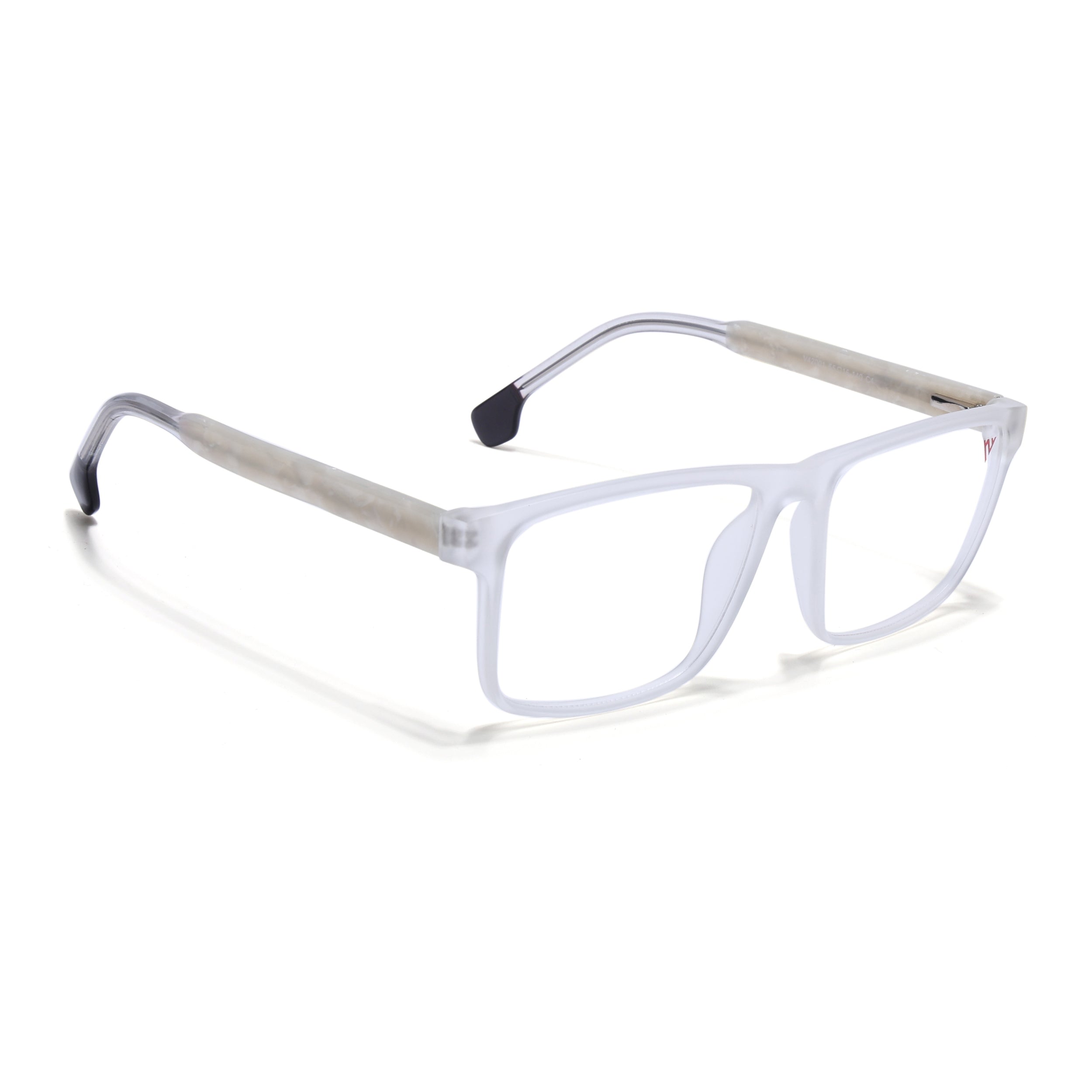 Voyage Transparent Square Eyeglasses for Men & Women (V42001MG4771-C7)