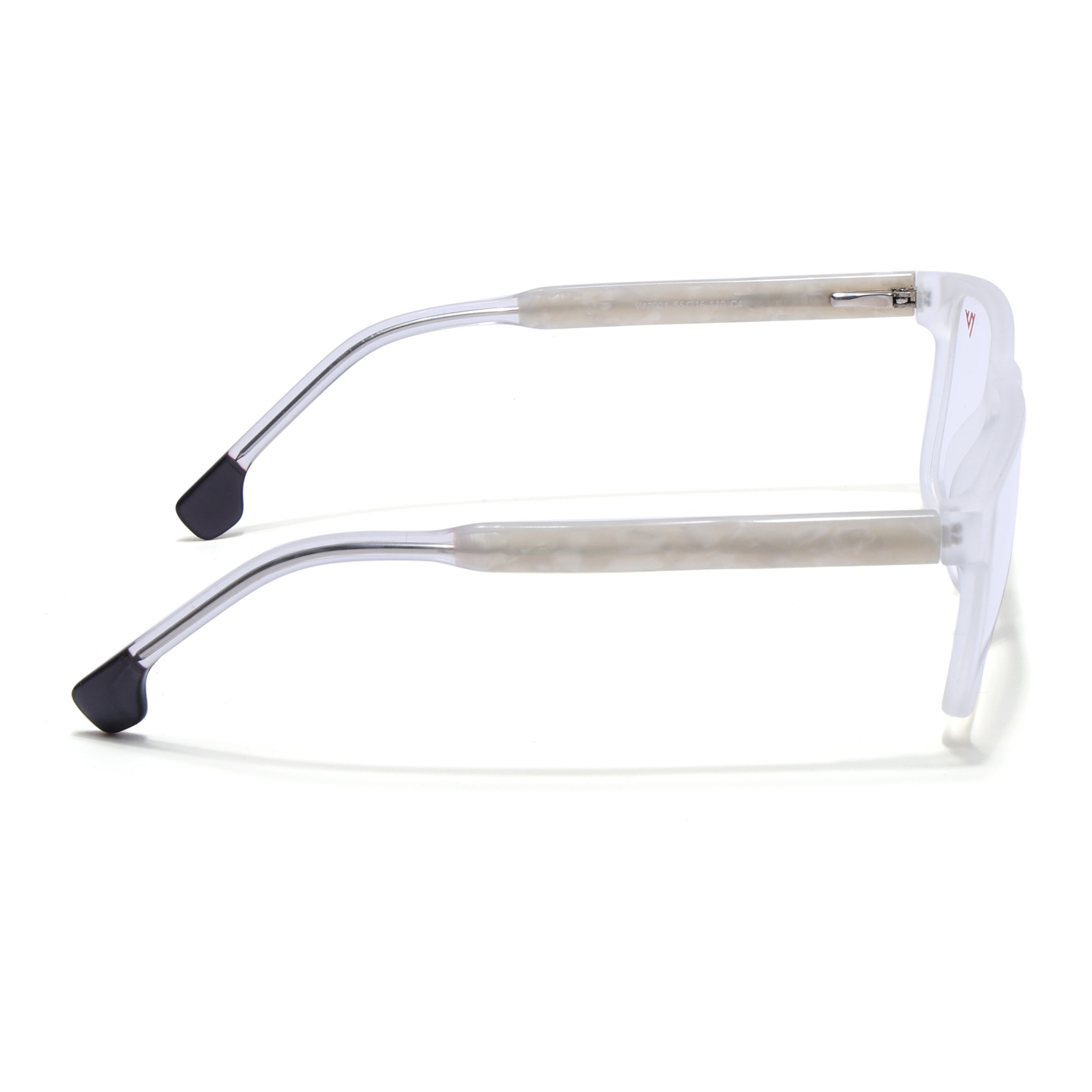 Voyage Transparent Square Eyeglasses for Men & Women (V42001MG4771-C7)
