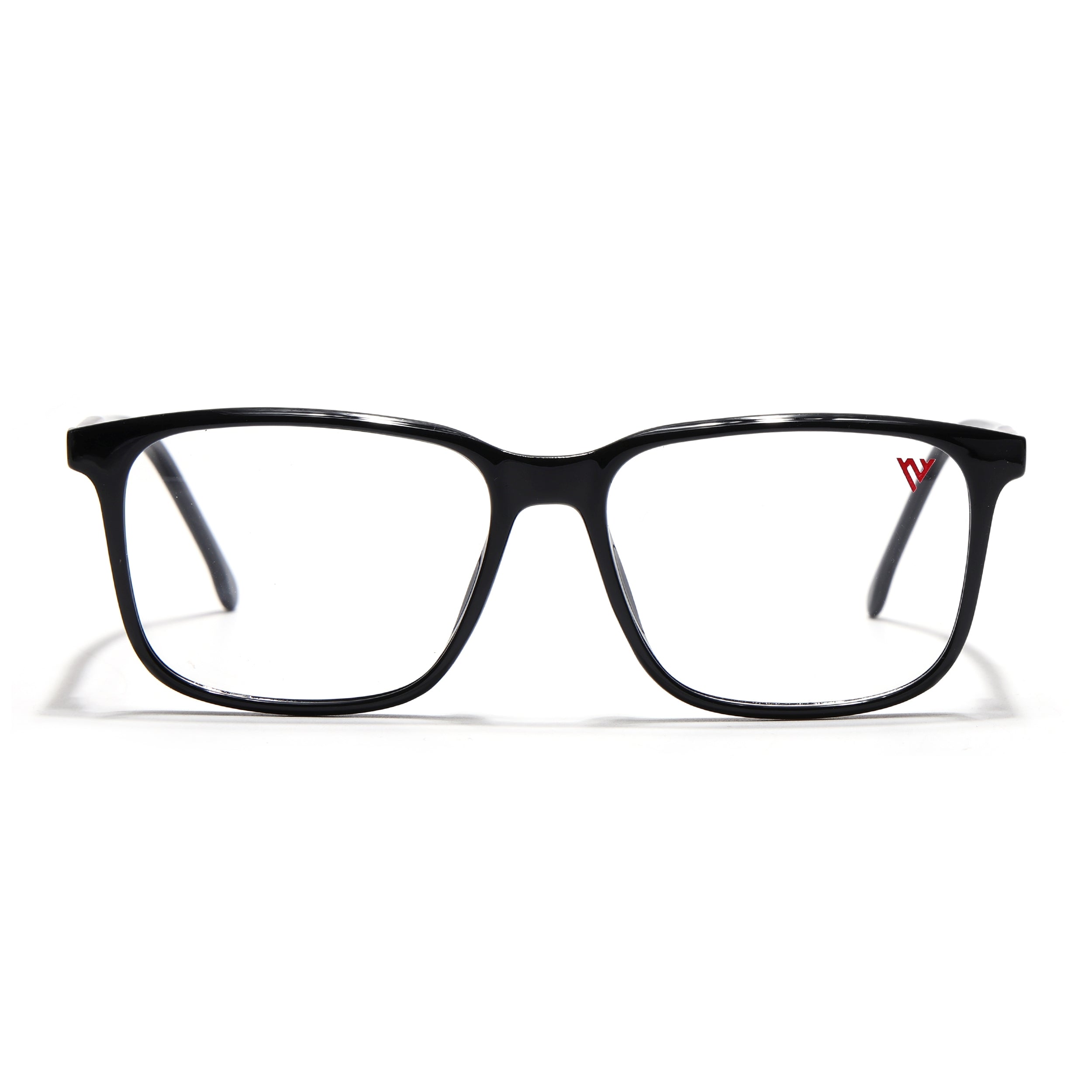 Voyage Shine Black Square Eyeglasses for Men & Women (V42002MG4772-C1)