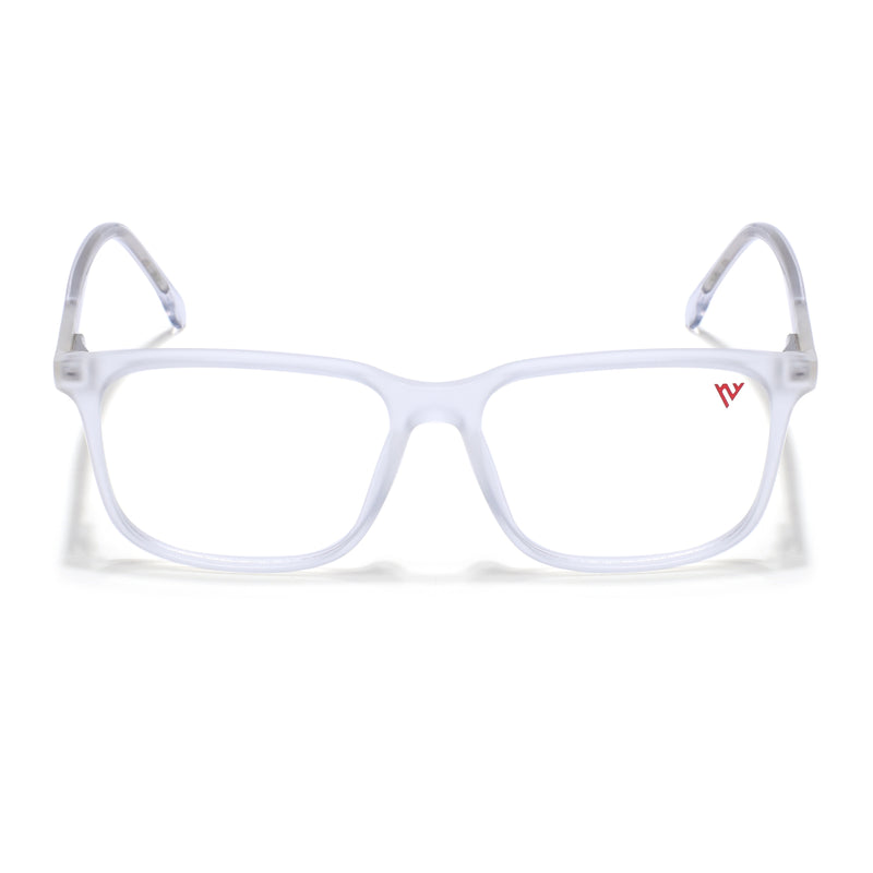 Voyage Transparent Square Eyeglasses for Men & Women (V42002MG4778-C7)