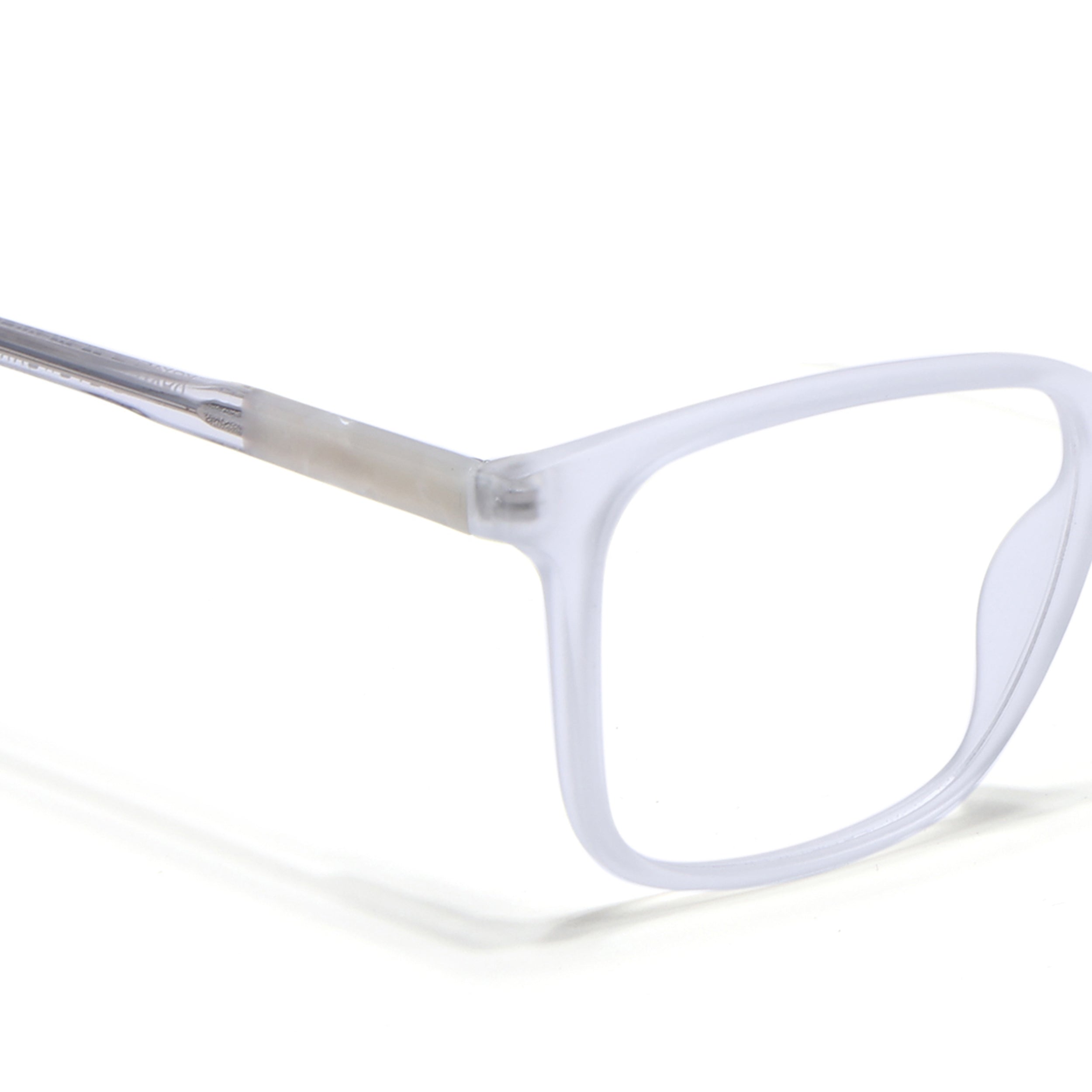 Voyage Transparent Square Eyeglasses for Men & Women (V42002MG4778-C7)