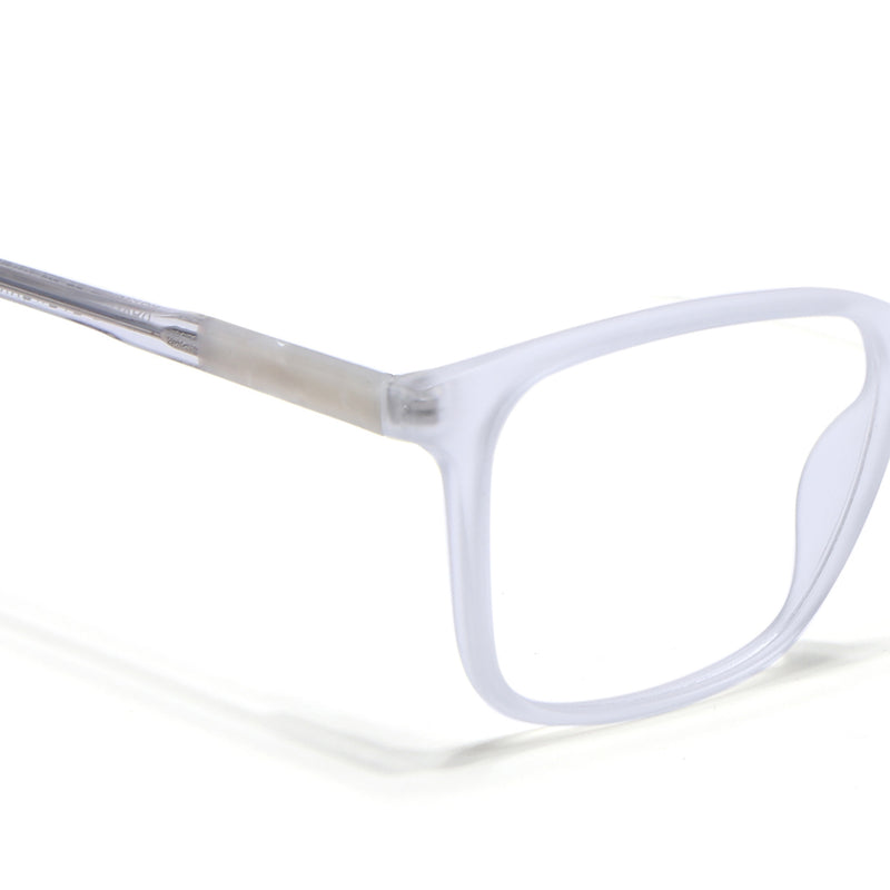 Voyage Transparent Square Eyeglasses for Men & Women (V42002MG4778-C7)