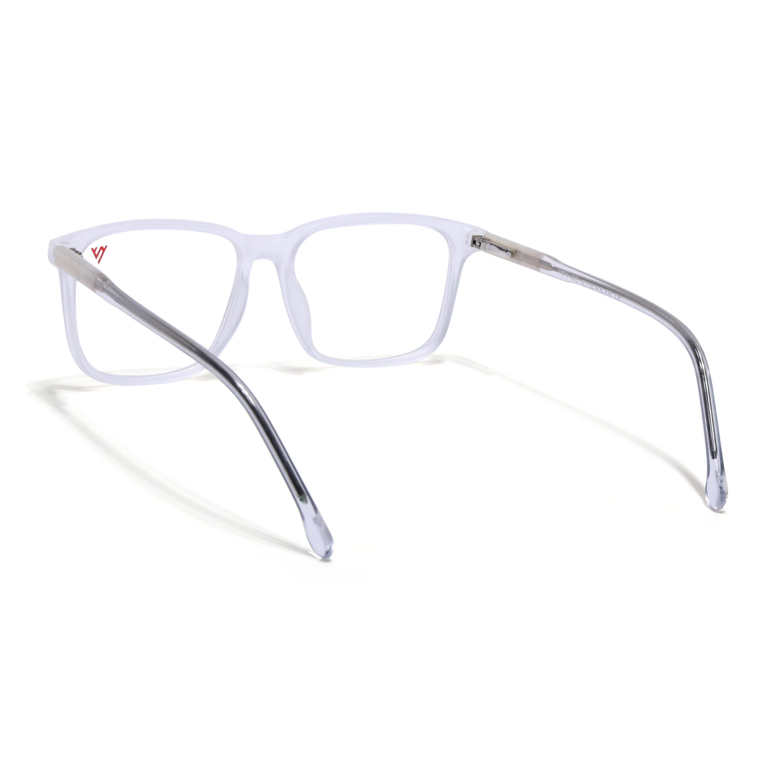 Voyage Transparent Square Eyeglasses for Men & Women (V42002MG4778-C7)