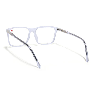 Voyage Transparent Square Eyeglasses for Men & Women (V42002MG4778-C7)