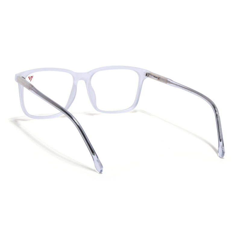 Voyage Transparent Square Eyeglasses for Men & Women (V42002MG4778-C7)