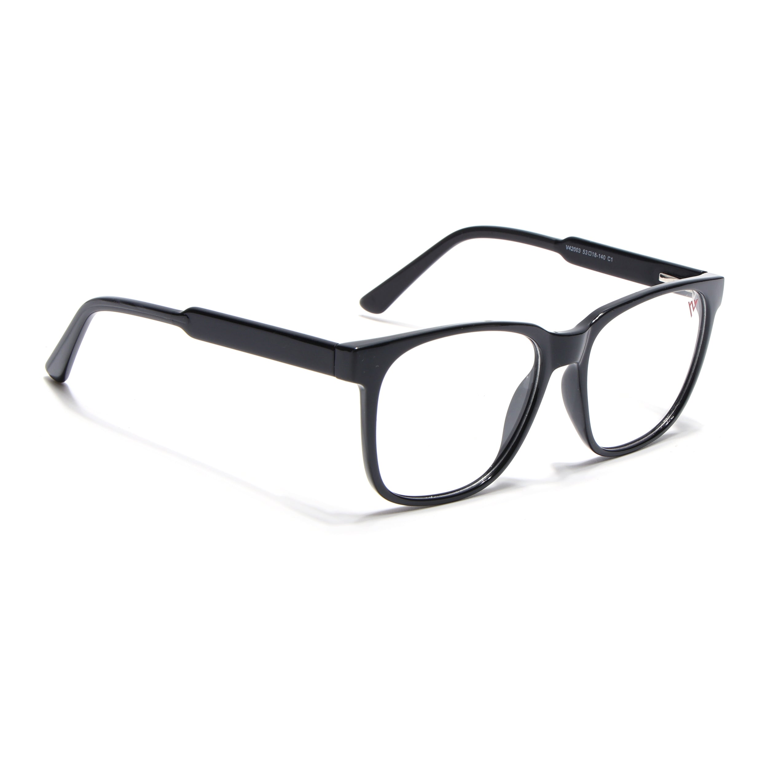 Voyage Shine Black Square Eyeglasses for Men & Women (V42003MG4779-C1)