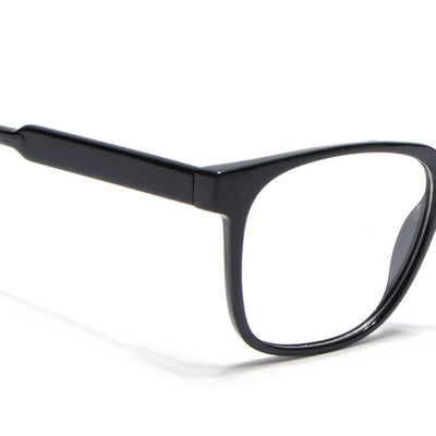 Voyage Shine Black Square Eyeglasses for Men & Women (V42003MG4779-C1)