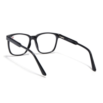 Voyage Shine Black Square Eyeglasses for Men & Women (V42003MG4779-C1)