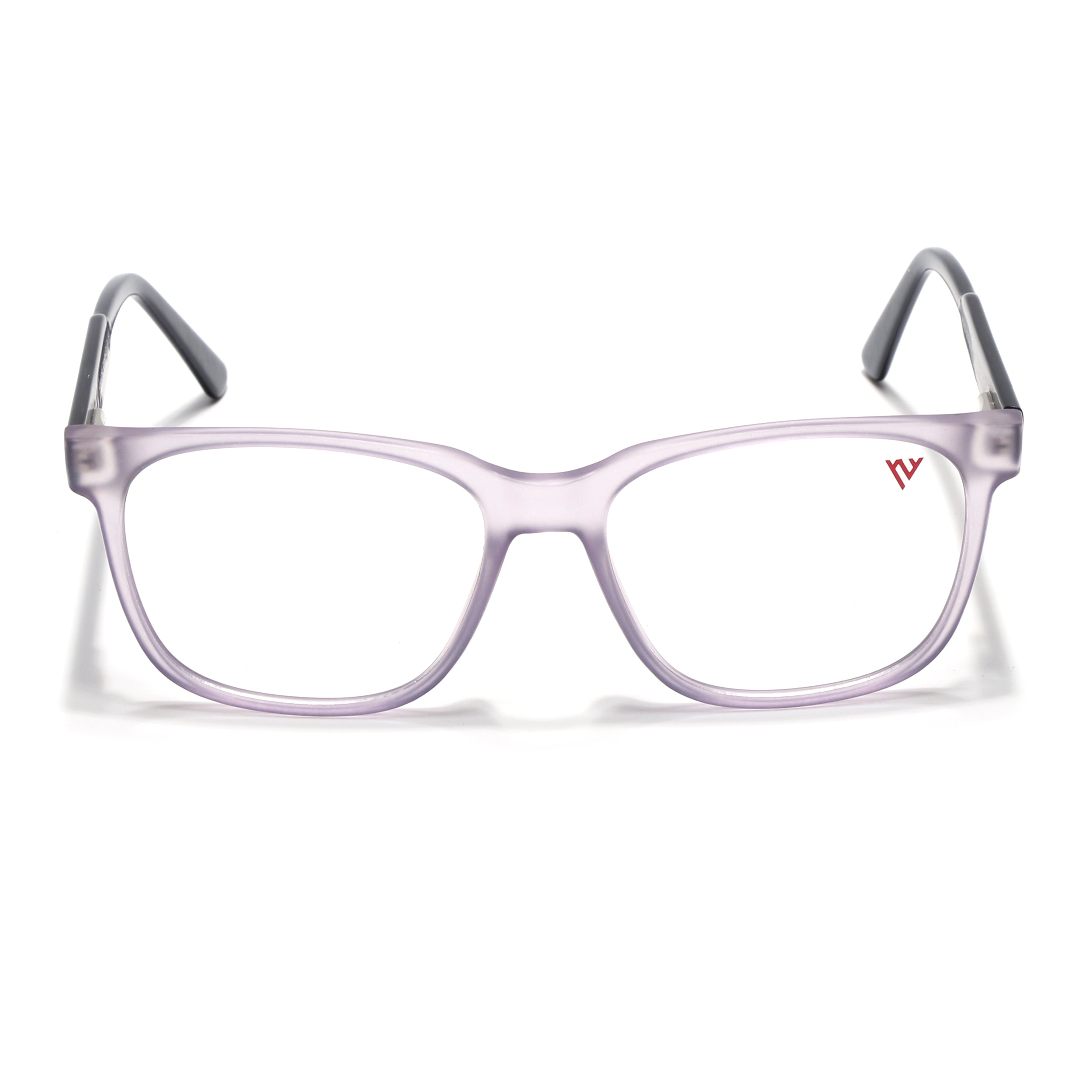 Voyage Transparent Purple Square Eyeglasses for Men & Women (V42003MG4784-C6)