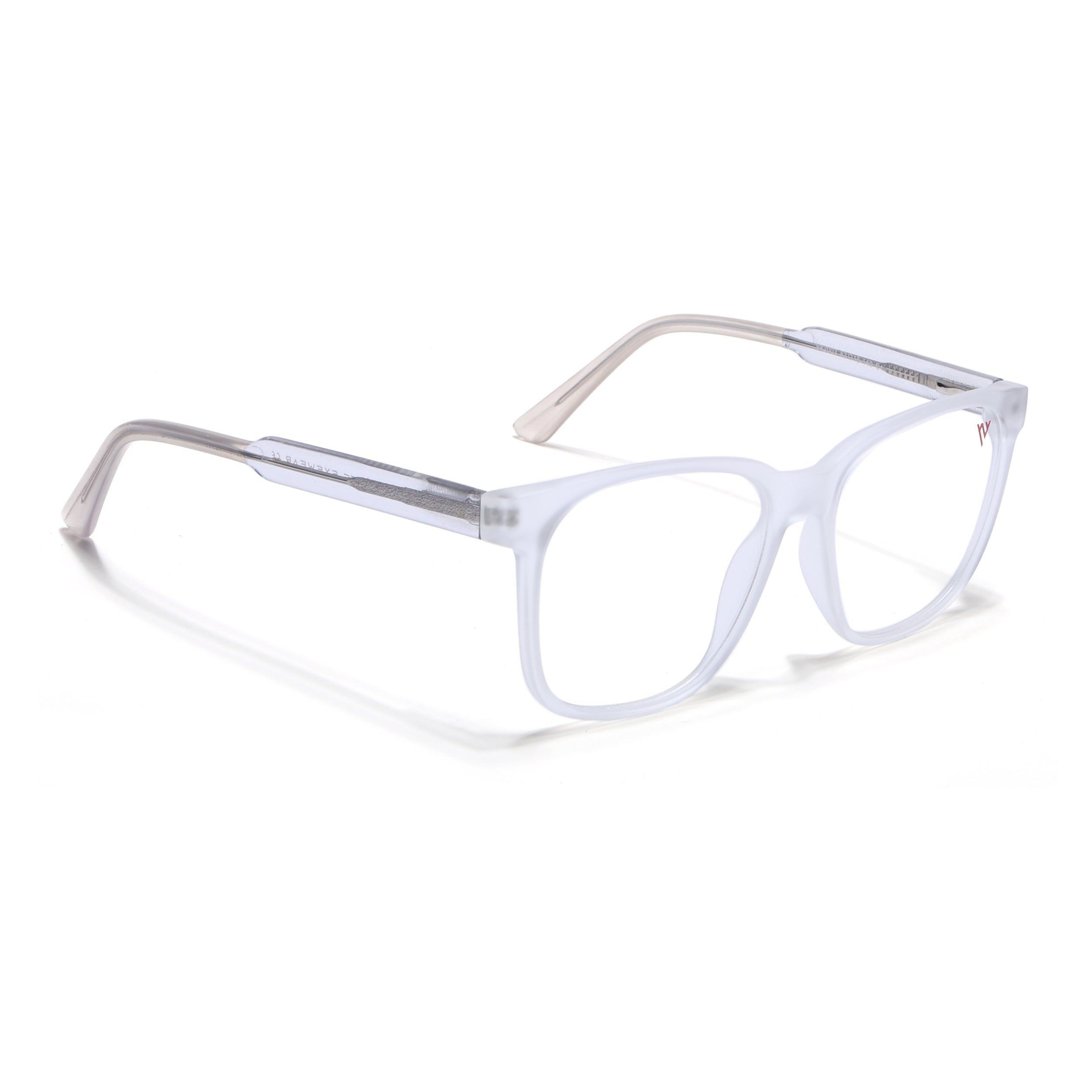 Voyage Transparent Square Eyeglasses for Men & Women (V42003MG4785-C7)