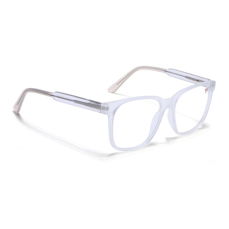 Voyage Transparent Square Eyeglasses for Men & Women (V42003MG4785-C7)