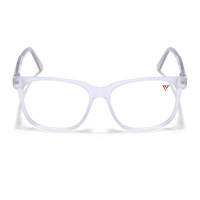 Voyage Transparent Square Eyeglasses for Men & Women (V42003MG4785-C7)