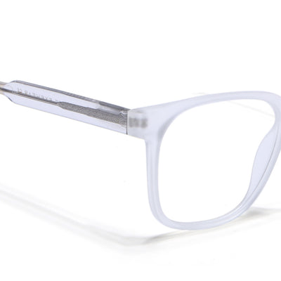 Voyage Transparent Square Eyeglasses for Men & Women (V42003MG4785-C7)
