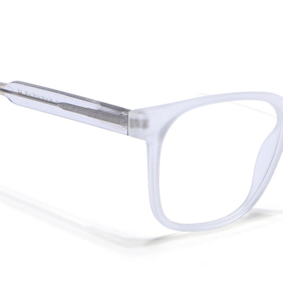 Voyage Transparent Square Eyeglasses for Men & Women (V42003MG4785-C7)