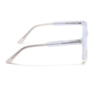 Voyage Transparent Square Eyeglasses for Men & Women (V42003MG4785-C7)