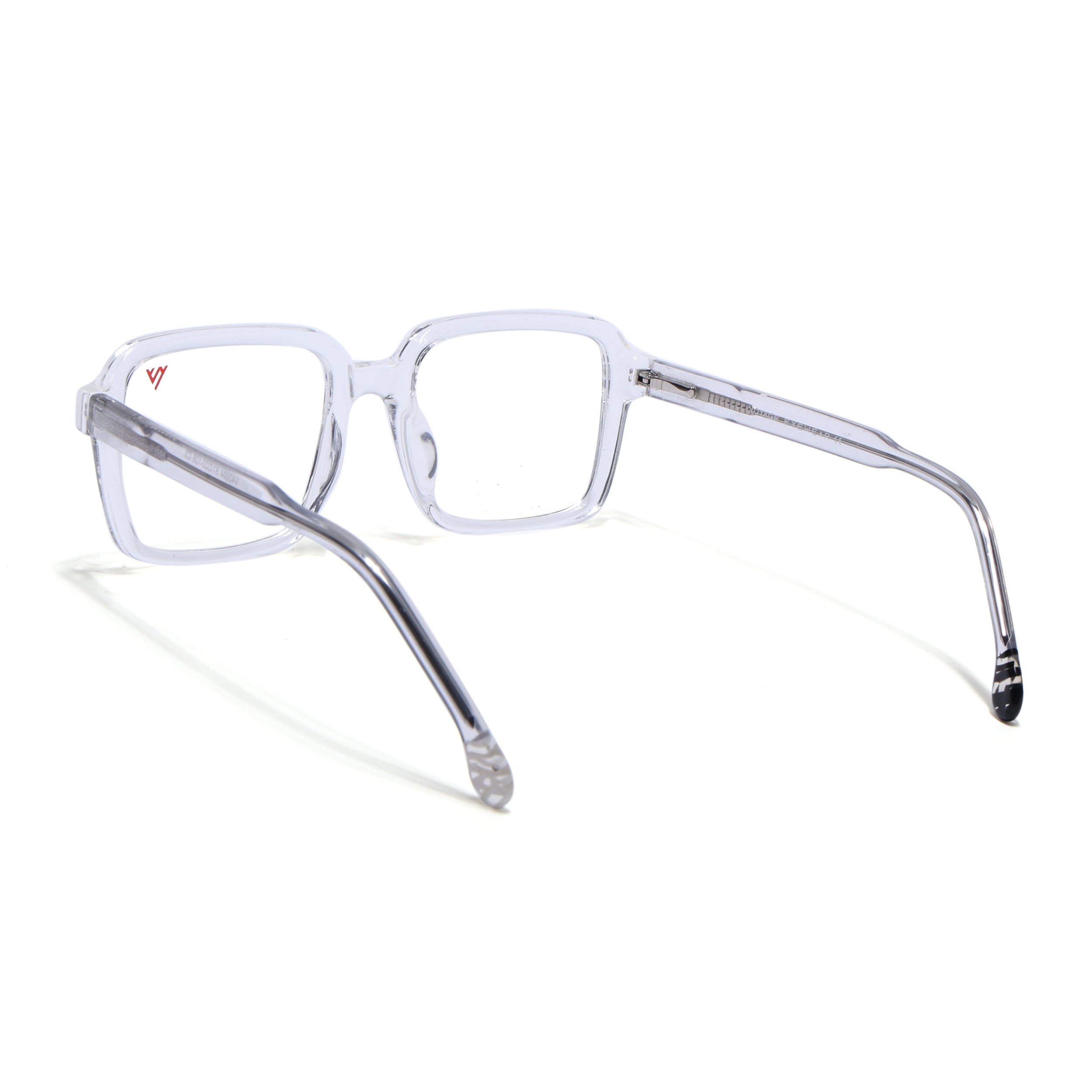Voyage Transparent Square Eyeglasses for Men & Women (V42004MG4788-C3)