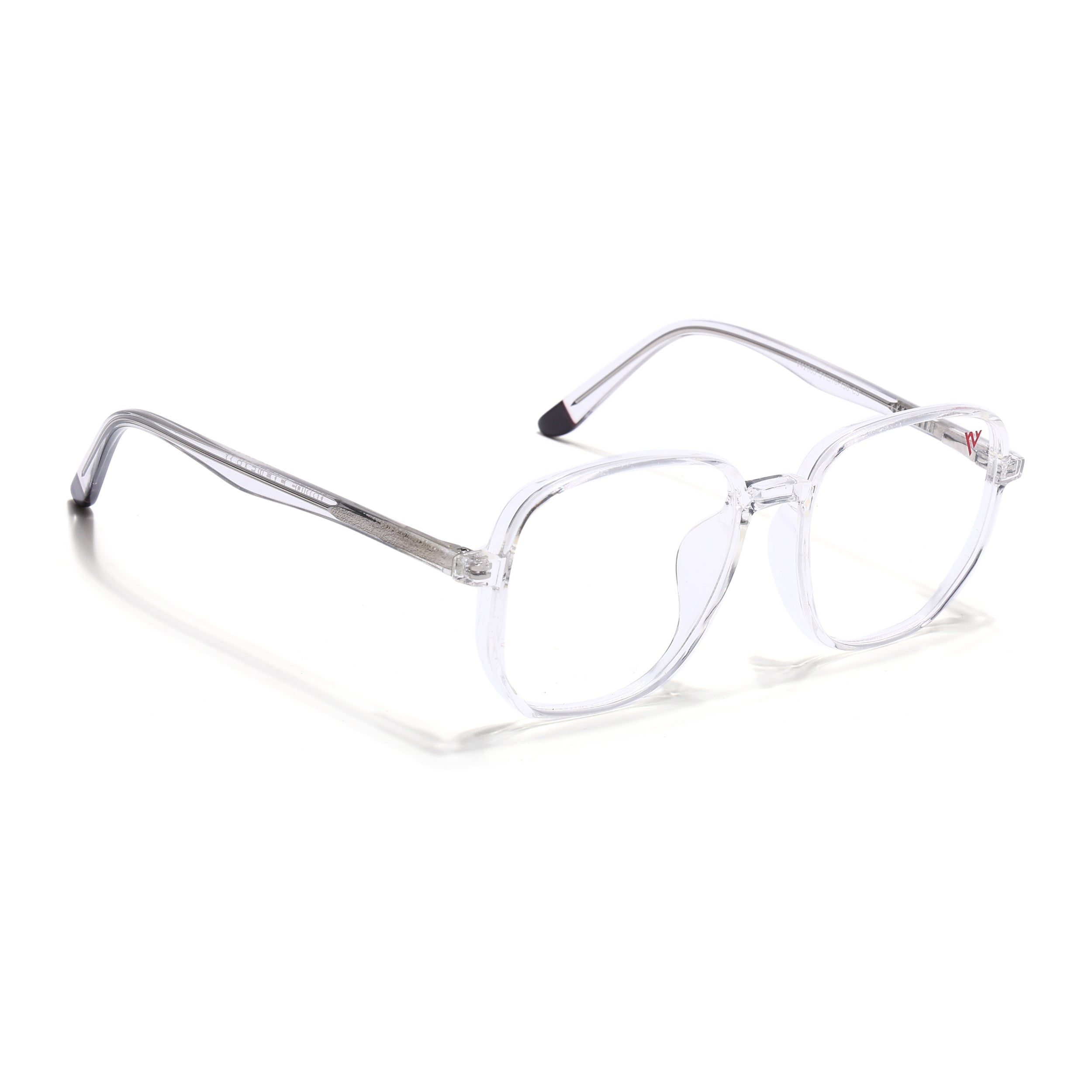 Voyage Transparent Geometric Eyeglasses for Men & Women (V42005MG4795-C3)