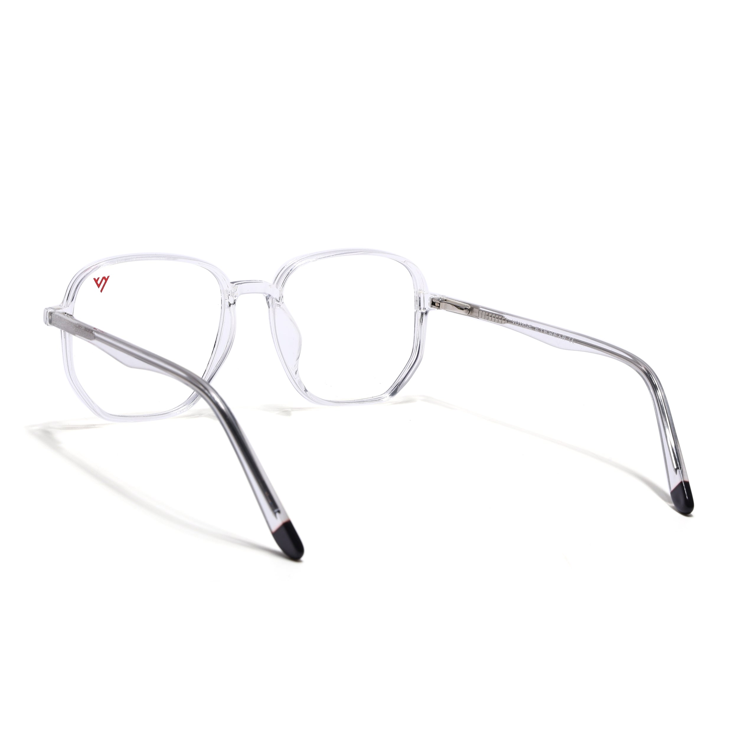Voyage Transparent Geometric Eyeglasses for Men & Women (V42005MG4795-C3)