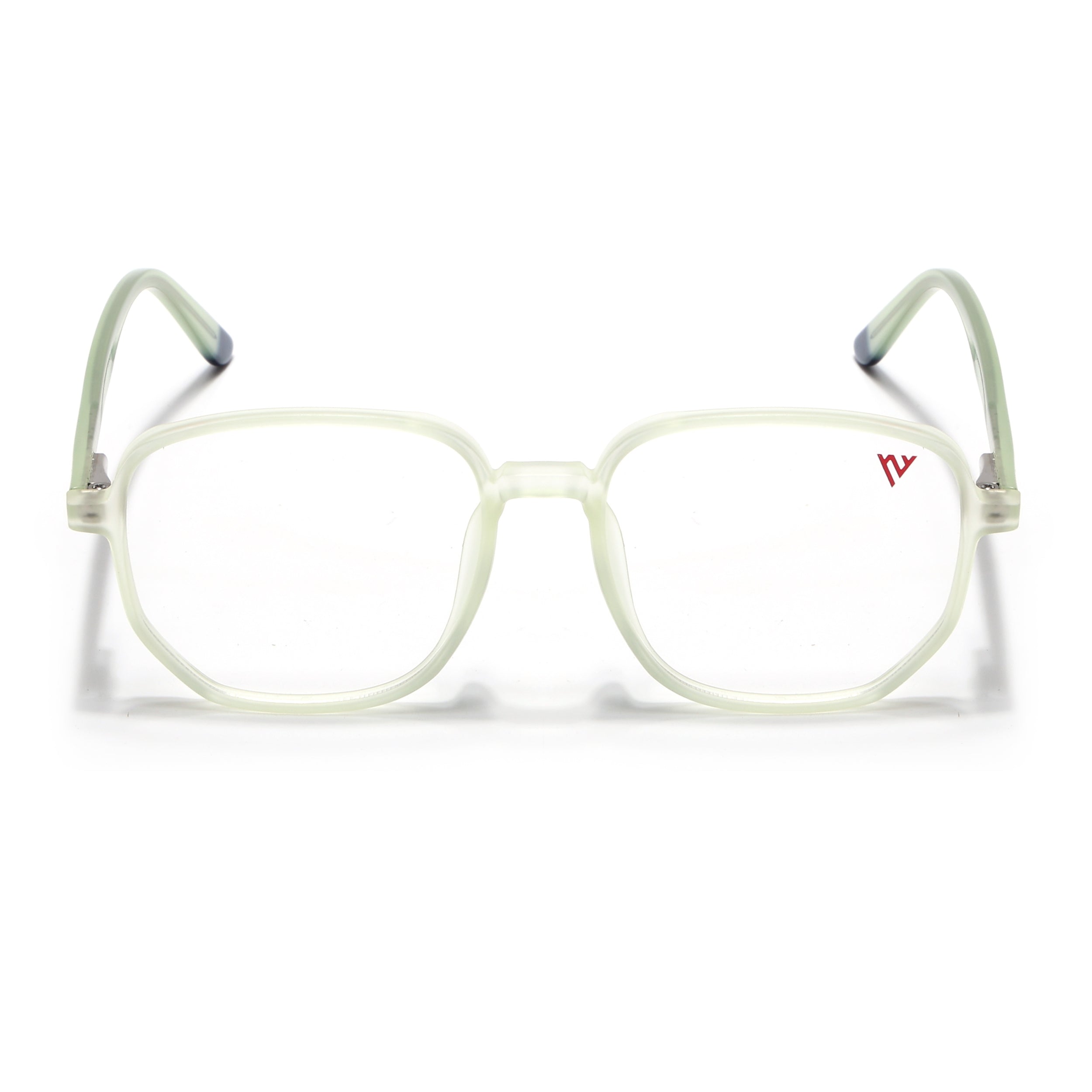 Voyage Transparent Yellow Geometric Eyeglasses for Men & Women (V42005MG4796-C4)