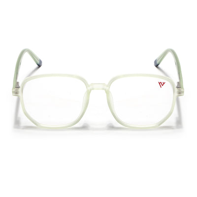 Voyage Transparent Yellow Geometric Eyeglasses for Men & Women (V42005MG4796-C4)